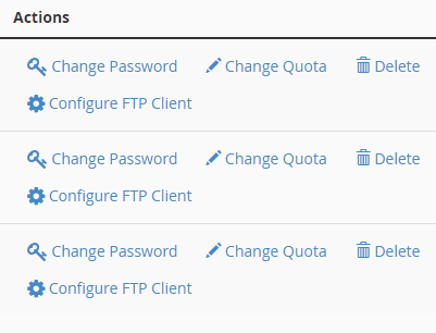 action change password