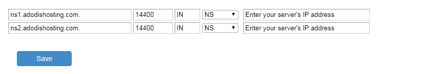 Save DNS in cPanel Save DNS in cPanel
