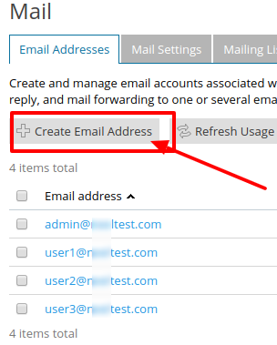 create an email address
