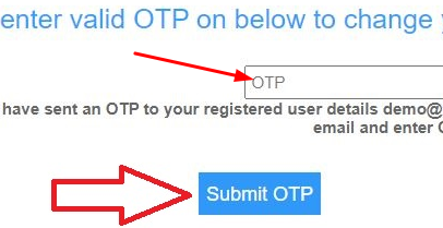Enter OTP 