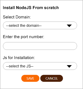 NodeJS Hosting Install