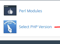 select php version 