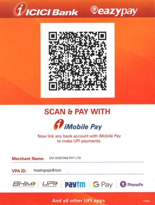 HostingRaja Payment QR